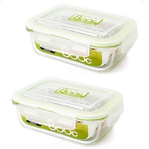 오븐락 유리 반찬통 글라스 밀폐 직사각3호 1040ml