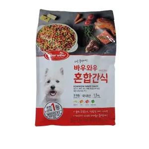 바우와우 혼합간식 1.5kg 대용량 애견간식 코스트코