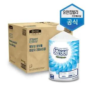 [유한킴벌리]크리넥스 뽀삐 엠보싱 점보롤 200m 12롤 45338
