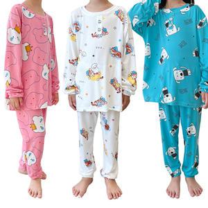 제니유 긴팔 아동 어린이 주니어 잠옷세트 실내복 3종