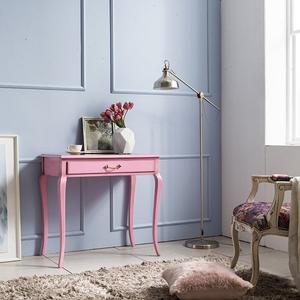 [리체갤러리] 수입 프렌치 엔틱가구 원목 빈티지엔틱 엘라 핑크 쥬얼리 콘솔수납장