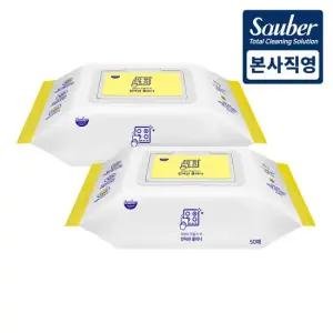 자우버 인덕션 다목적 주방 찌든때 클리너 50매 2팩