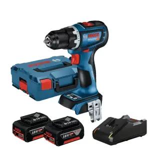 보쉬 GSR18V-90C 충전드릴 드라이버 5.0Ah 배터리2개 세트