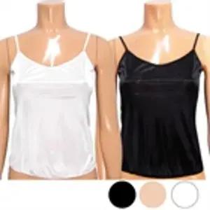 [하프클럽/크리비아]8595 신축성 좋은  베이직 광택 반슬립 캐미솔1종(CS5302A)