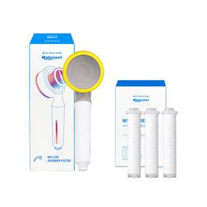 워터웰 비타민 캡슐 필터 샤워기 8개월 세트(샤워기+세디먼트필터 1세트)