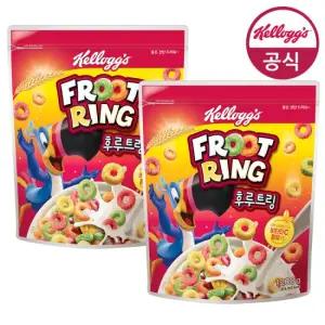 켈로그 시리얼 후르트링 1200g x 2개