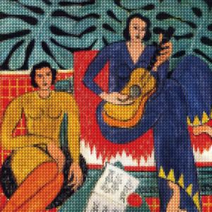 [신세계몰]투코비 DIY 보석십자수 25x25 앙리 마티스 뮤직 D25-1