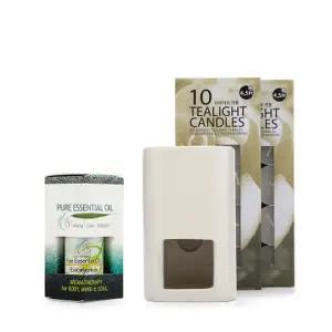 [텐바이텐][ACS] 편한호흡 아로마테라피세트- 유칼립투스 10ml 램프 티라이트