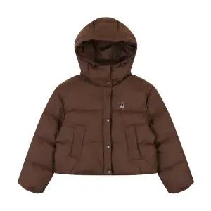 [캉골](강남점)우먼스 베이직 후디드 다운 9574 브라운