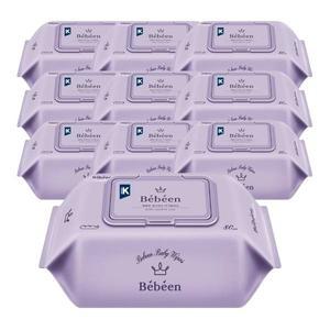 베베앙 센시티브 아기 물티슈 캡형 80매 10개