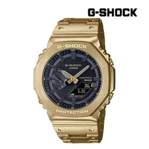 [롯데백화점]지샥 풀메탈 GM-B2100GD-9ADR MAIN 지얄오크메탈 블루투스 태양전지 팔각베젤 골드