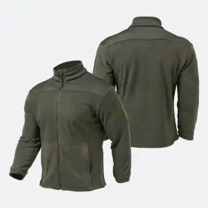 국산 프리미엄 보아털 후리스 국방 - 군인 군용 군대 겨울 기모 상의 간부용 카키 벨크로 점퍼 혹한기 훈련