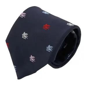 [에트로] 페가수스 로고 실크 타이 12026 9639 200