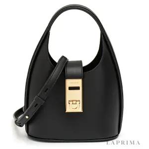 [롯데백화점]페라가모 라프리마 페라가모 간치니 버클 미니 호보백 21-3978-BK 764454