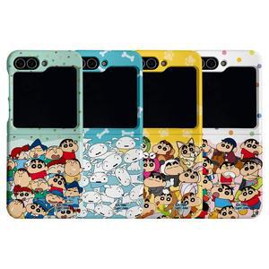 [코쿼드]짱구 바글바글 슬림케이스 갤럭시 Z 플립 7 6 5