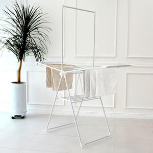 화이트 행거빨래건조대 높은 수입 옷걸이 이불 빨랫대