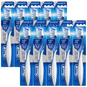 오랄비 크로스액션 프로엑스퍼트 35모칫솔 1입 10개 , 탁월한세정력