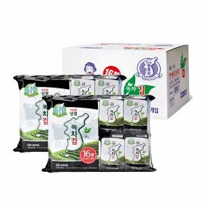 [G] [성경김본사] 녹차 식탁김 4g 16봉 x 8개 (총 128봉)