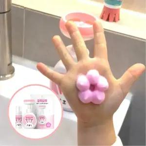30초면 색이변하는 알록달록 꽃모양 거품형 컬러 핸드워시 손세정제 물비누 핸드솝 SET