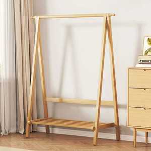 원목행거 옷거치대 매장 스텐드옷걸이 스토리지 미니 아이옷 패브릭 원목옷걸이스탠드 수납