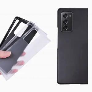 르랑 갤럭시 Z폴드6 미니멀 슬림 케이스 B 폴더 지폴드 투명 제트 폴더폰CC01E-37 하드 변색없는 핸드폰