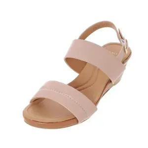 [NS홈쇼핑][소다] 소다제화 여성 웨지통굽 스트랩 샌들 베이지 ALD409 LS-32..