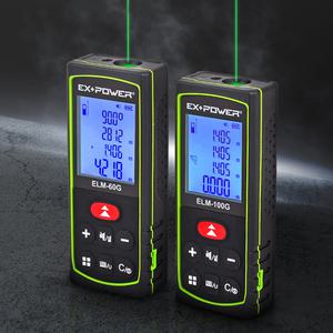 이엑스파워 레이저 거리측정기 고출력 그린레이저 ELM-60G ELM-100G 100M