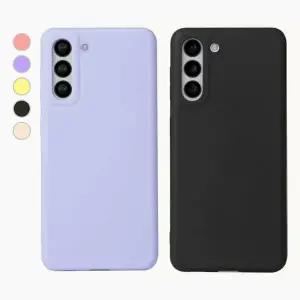 르랑 갤럭시S22 플러스 + 실리콘 케이스 B 범퍼 젤리 슬림 핸드폰 휴대폰CC01G-7