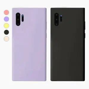 르랑 갤럭시노트10 플러스 + 실리콘 케이스 B 범퍼 젤리 핸드폰 휴대폰커플CC01G-4