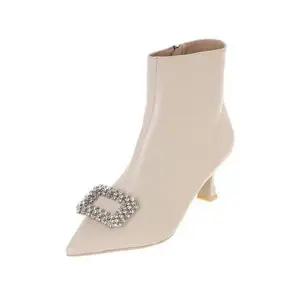 [NS홈쇼핑][SODA] 소다제화 여성 스퀘어 보석장식 아이보리 ALB310 LS-35[34716819]