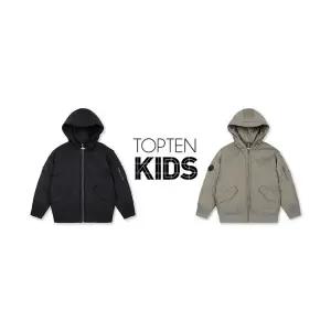 [롯데백화점]탑텐키즈 [택가129900원] MKE4JP1221 남아) 플러스웜 후드 항공 패딩 점퍼