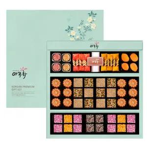 담양한과 아루화 한과선물세트 예향 3단구성