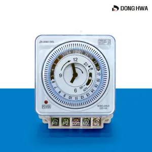 동화전자 아날로그 타임스위치 판넬 접점형 타이머스위치 DH-21 5P