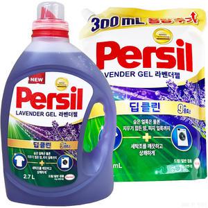 퍼실 파워젤 딥클린액상세제 라벤더 드럼용 본품 2.7L 1.8L 1.5L / 2700ml 1800ml