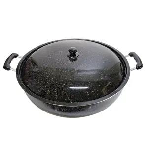 우성 마블코팅 튀김팬 튀김솥 55cm/요리/업소용/볶음/다용도/웍/궁중/주방/조리/양손/냄비