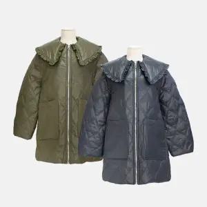 (가니) 퀼팅 카라 미디 재킷(W0170/W0171)