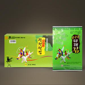 광천원김 갓구운 파래김 8봉 구운김세트