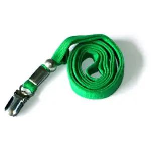 유니온 명찰 전용 클립형 목걸이줄 녹색 (NT0046) (10개입) (이름표 미포함)