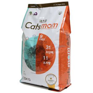 대주산업 캐츠맘 20kg 전연령 대용량 고양이 사료 눈건강 치석제거 냄새제거 면역력강화