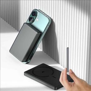 멕세이프보조배터리 밸류엠 마그네틱 20초슬림 경량 고속 메탈 보조배터리 5000 mAh
