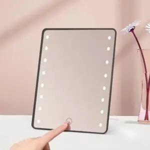 밝기 인기 3단 LED 조명거울 블랙  감성 WFH52MS