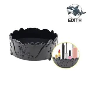 엔틱 블랙 화장품 정리함 수납 용기 1p WFH3Y48