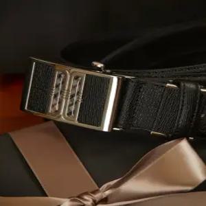 닥스 액세서리 남성 24FW [스테디셀러]블랙 DD로고 소가죽 벨트 WBBE4F617BK