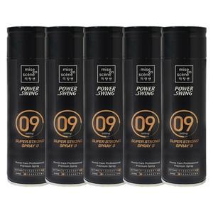미쟝센 파워 스윙 슈퍼 스트롱 스프레이9 200ml x5