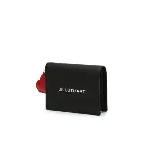 [롯데백화점]질스튜어트 [선물포장+쇼핑백] 블랙 로고 포인트 소가죽 반지갑 JAWA5F301BK