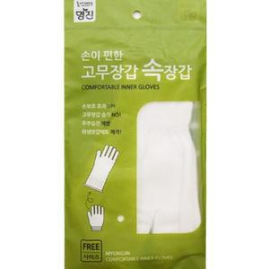 명진 고무장갑 속장갑 40켤레 낱개포장 손이 편함