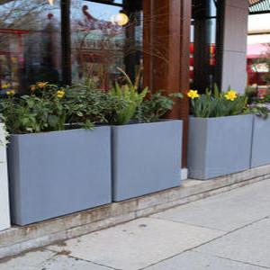 시멘트 사각 야외 키높이 인테리어 모던 대형 화분