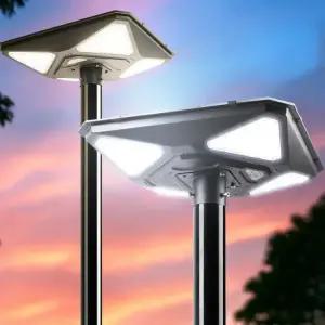 태양광 가로등 태양열 투광등 정원등 UFO 조명 야외 투광기 설치