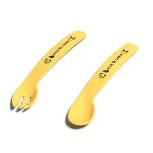 유아스푼포크 옥수수재질 유아용식기 옥수수소재스푼포크 (WFJ76CZ)