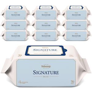 베베숲 시그니처 블루 70매 리필 10팩_